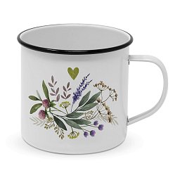 Obrázek pro produkt Hrnek Provence 0,4l plechový