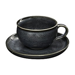 Obrázek pro produkt Šálek s podšálkem Magma 0,25l porcelán