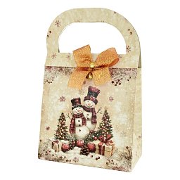 Obrázek pro produkt Dárková taška Veselí sněhuláci
