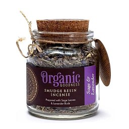 Obrázek pro produkt Vonné kadidlo Organic Goodness Sage&Lavender 80g