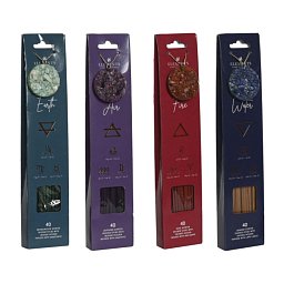 Obrázek pro produkt Vonné tyčinky ŽIVLY 40ks + stojan / mix 4 vůní