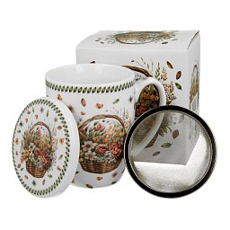 Obrázek pro produkt Hrnek byl. Koš polních kvítků 0,35l porcelán