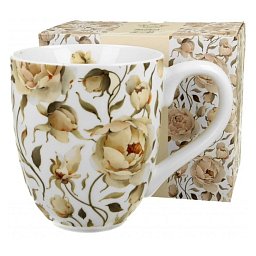 Obrázek pro produkt Hrnek Roses White 1l porcelán