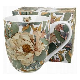 Obrázek pro produkt Hrnek Peony White 1l porcelán