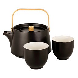 Obrázek pro produkt Souprava pro dva Strala 0,9l/2x0,2l porcelán