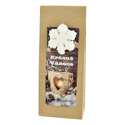 Obrázek pro produkt Krásné Vánoce vločka ovocný čaj 50g