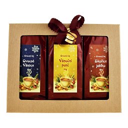 Obrázek pro produkt Dárkový balíček Zimní šálek červený