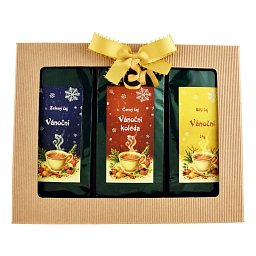 Obrázek pro produkt Dárkový balíček Zimní šálek zelený