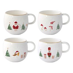 Obrázek pro produkt Hrnek Let It Snow 0,4l (4druhy) porcelán