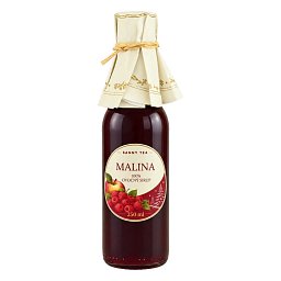 Obrázek pro produkt 100% ovocný sirup Malina 0,25l