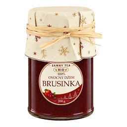 Obrázek pro produkt 100% ovocný džem BIO Brusinka 200g
