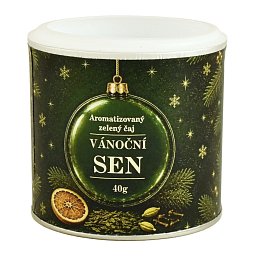 Obrázek pro produkt Zelený čaj Vánoční sen v dóze 40g