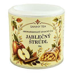 Obrázek pro produkt Ovocný čaj Jablečný štrúdl v dóze 50g