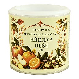 Obrázek pro produkt Zelený čaj Hřejivá duše v dóze 50g
