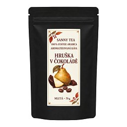 Obrázek pro produkt Káva mletá Hruška v čokoládě 70g