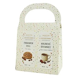 Obrázek pro produkt Dárková taška Cinnamon Roll & Malinové Brownies