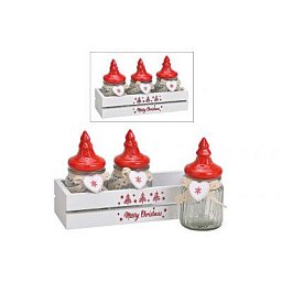 Obrázek pro produkt Dózy set 3x50g/21x12x8cm