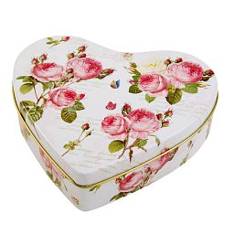 Obrázek pro produkt Dóza Růžový keřík srdíčko