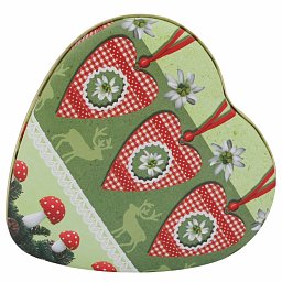 Obrázek pro produkt Dóza Forest 100g srdíčko