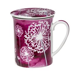 Obrázek pro produkt Hrnek byl. Pampeliška růžový 0,3l porcelán