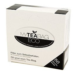 Obrázek pro produkt Čajový sáček/filter MY TEA BAG ECO 50ks 10x8cm