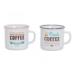 Obrázek pro produkt Hrnek Coffe 9x8x7cm keramika