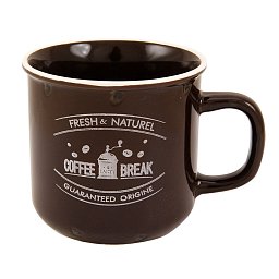 Obrázek pro produkt Hrnek Coffee Break 0,4l 13x10x9,5cm