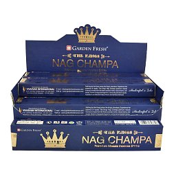 Obrázek pro produkt Vonné tyčinky The King Nag Champa Garden Fresh 15g
