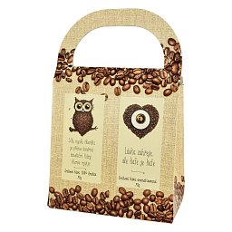 Obrázek pro produkt Dárková taška Coffee Sova Síla mysle
