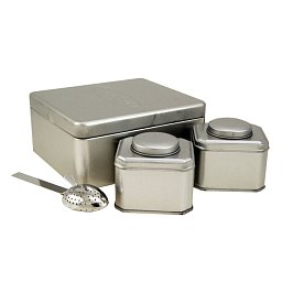 Obrázek pro produkt Dárkový set Dóza Tea na 2 čaje+sítko