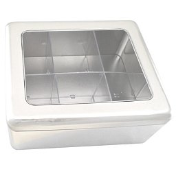 Obrázek pro produkt Dárkový set Dóza Silver na 6 čajů