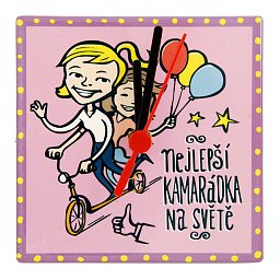 Obrázek pro produkt Dekorace Hodiny Nejlepší kamarádka