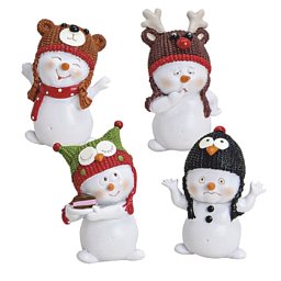 Obrázek pro produkt Figurka Sněhulák 6x4x8cm