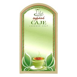 Obrázek pro produkt Etiketa SannyTea Tmavězelená - zelený, černý čaj